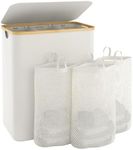 Laundry Basket with Lid, 145L Extra