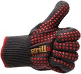 Grillaholics Barbecue Gloves, Top BBQ Gloves in Barbeque Grilling Accessories, 660°F Heat Resistant ThermoMatrix Silicone, Protect Your Hands BBQ Oven Mitts