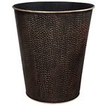 Deluxe Stainless Steel Waste Bin Trash Can 6 Liter - Oil Rubbed Bronze Color