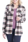 Legendary Whitetails Women's Standard Cottage Escape Flannel Shirt, Dusty Rose Plaid, Large