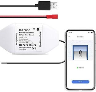 meross Smart Garage Door Opener Remote, APP Control, Compatible with Alexa and SmartThings, Multiple Notification Modes, No Hub Needed