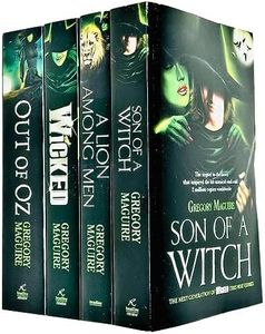 Wicked Years Series 4 Books Collection Set (Wicked, Son of a Witch, A Lion Among Men & Out of Oz)