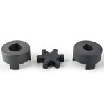 3/4" to 1" L090 3-Piece L-Jaw Coupling Set & Buna-N NBR Rubber Spider for Log Wood Splitter