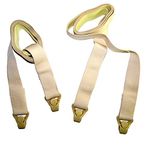 Hold-Ups Crisscross Fitted Sheet Strap Stay-downs with US Patented Gripper Clasps by Hold-Up Suspender Co.