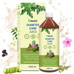 AMBIC Diabetes Care Juice 1 litre, Ayurvedic Juice with Neem, Karela, Jamun Helps Maintain Healthy Sugar Levels, Lowers Bad Cholestrol, Diabetic Care Juice, No Added Sugar