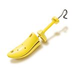 CuteHome New Invention of Men's Shoe Stretcher (1 unit)- Expands Height (Instep) and Length of Tight footwear, Men Flat Heel, Yellow