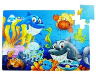 FunBlast Aquatic Animal Jigsaw Puzzle for Kids Jigsaw Puzzle for Kids of Age 3-5 Years – 24 Pcs (Multicolor, Size 30X22 cm)