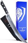 Dalstrong Butcher Knife - 10 inch - Gladiator Series Elite - Cimitar Breaking Knife, Forged High-Carbon German Steel - Razor Sharp Meat Kitchen Knife w/Sheath- Slicing Knife - NSF Certified