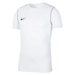 NIKE Mens Dri-fit T-Shirt, White/Black/Black, M EU