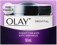 Olay Anti-Wrinkle Provital Night Cream for Mature Skin, 50ml