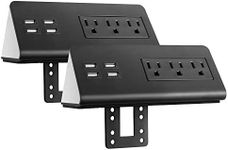 Emerising 2-Pack Desk Edge Mount Po