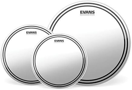 Evans Drum Heads - EC2S Clear Standard Pack (12", 13", 16") with 14" HD Dry Snare Batter