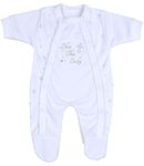 BabyPrem Premature Baby Sleepsuit Christian Faith God Clothes Boy Girl Bless this Baby 5.5-7.5lb 44-50cm