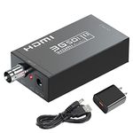 SDI to HDMI Converter, 1080p HD-SDI / 3G-SDI/SD-SDI to HDMI Video Audio Converter, BNC to HDMI Adapter for SDI Camera Monitor Projector