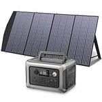 ALLPOWERS R600 600W Portable Power Station, 299Wh LiFeP04 Battery, Solar Generator with 1x 200W Foldable Solar Panel Included for Outdoor Camping Travel Fishing Emergency Power Supply Backup