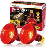 REPTI ZOO 2 Pack Infrared Heat Lamp