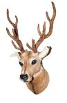 NB Crafted Wall Hanging Deer Head showpieces for Home, Living room, Balcony, Hotel, Restaurants Decoration and Wall Mounted - Home Decors (Pack of 1)