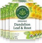 Traditional Medicinals, Dandelion Leaf & Root, 16 Count Tea Bags (6 Pack)