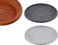 B2C Round Plastic Plant Pot Saucers/Water Trays Heavy Duty Sturdy Durable Various sizes and colours