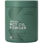 Sports Research Organic MCT Oil Powder - Keto & Vegan MCTs C8, C10 from Coconuts - Fatty Acid Brain & Body Fuel, Non-GMO & Gluten Free - Unflavored, Perfect in Coffee, Tea & Protein Shakes - 10.6 oz