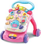 VTech - Super Pink Talking Walker, Foldable Baby Walker, Detachable Learning Board, Activity and Development Toy, Learning to Walk, Gift for Babies from 9 Months