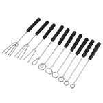 Forks, 10Pcs DIY Baking Supplies Stainless Steel Forks, Chocolate Dipping Fork Set