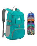Waterfly Foldable Lightweight Hiking Backpack: 25L Ultralight Packable Rucksack Outdoor Daypack for Women Men Travel Sports Walking Camping