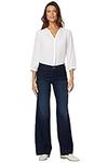 NYDJ Women's Teresa Trouser Jeans-Premium Denim, Burbank Wash, 12