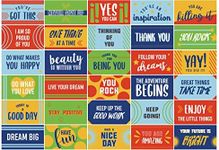 GSM Brands Motivational Cards for Employee Appreciation - Set of 60 Inspirational Kindness Cards (2" x 3.5")