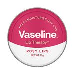 Vaseline Lip Tins Rosy Lips, 17 g | Provides Hydration, Sheer Pink Tint & Glossy Shine