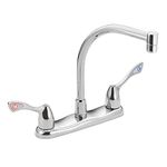 Moen 8799 Commercial Two-Handle M-Bition Kitchen Faucet, Chrome, 0.5