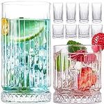 wookgreat Crystal Drinking Glasses,