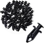 Banseko 50 Pieces Plastic Black Fen