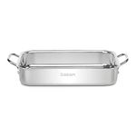 CUISINART 7117-135 Chef's Classic Stainless 13-1/2-Inch Lasagna Pan, Silver