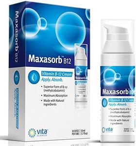 Vita Sciences Vitamin B12 Methylcobalamin Cream Skin Health - Maxasorb -50ml