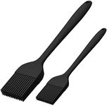 Bkinpid Pastry Brush Pack of Two BPA Free Silicone Basting Brush for Cooking, Grill, BBQ High Heat Resistant Long Handle Meat Brush