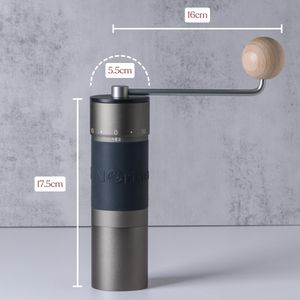 KINGrinder K6 Manual Coffee Grinder – Adjustable Burr Mill