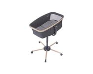 Maxi-Cosi Alba All in 1 Bassinet, Baby Bassinet, Reclining Bassinet and Highchair, 100% Recycled Fabrics, 0 Months - 3 Years (15kg), Combine with Maxi-Cosi Alba Meal Kit, Beyond Graphite