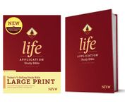 NIV Life Application Study Bible, Third Edition, Large Print (Red Letter, Hardcover)