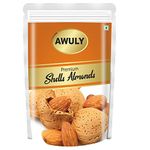 AWULY Natural,Pure Kashmiri Kagzi Badam With Shell/In shell Almonds Soft Tasty Almonds