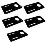 Invento 5pcs Flat Straight Powder coated Mounting Bracket 42mm Nema 17 Stepper Motor Mount 3D Printer