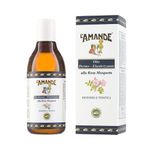 L'AMANDE - 100% Natural Rosehip Oil with Vitamin E, Body Oil and Hair Delicate Fresh and Blooming, Toning and Anti-Aging Action, Ideal for Massage Mature or Young Skin, 250 ml