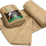 Burloptuous 40"x15 Feet Gardening Burlap Roll - Multipurpose Natural Burlap Fabric, High Density Jute Fiber Material for Decorations, Center Pieces for Home, Rustic Party Décor