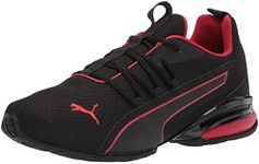 PUMA New Men's Axelion NXT Running Shoe Black/Urban Red 10