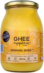 Ghee Appétit Organic Ghee 1kg I Certified Organic I Free Range Grass Fed Ghee I Ghee Butter I Vegetarian I Ayurveda Ghee Recipe I Pure Clarified Butter I Artisan Ghee