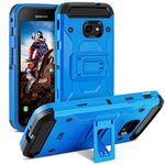 BEZ Case for Xcover 4 Case, Shockproof Cover Compatible with Samsung Galaxy Xcover 4 / Xcover 4S, Heavy Duty with Kickstand Function, Blue Navy