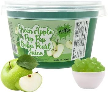 Fusion Select Green Apple Boba Bursting Bobaz Popping Bobaz Pearls Fruit Tea Snack Toppings