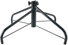 FlyGulls Christmas Tree Stand for Live Tree Christmas Tree Base for Artificial Trees 7.5 feet Folding Metal Xmas Tree Stand for 0.9 Inch Diameter Tree Pole (Green, 17 Inch)