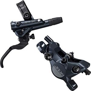 Shimano SLX BL-M7100/BR-M7100 Disc Brake and Lever - Rear, Hydraulic, Post Mount, 2-Piston, Black