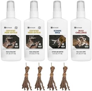 Outdoor Hunting Lab Doe Estrus Deer Scent for Hunting, 2 oz Variety 4-Pack